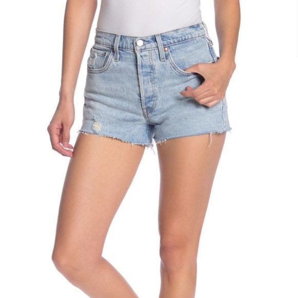 LEVI'S 501 ORIGINAL TANGO HIGH-RISE SHORTS - 25 - Picture 9 of 9